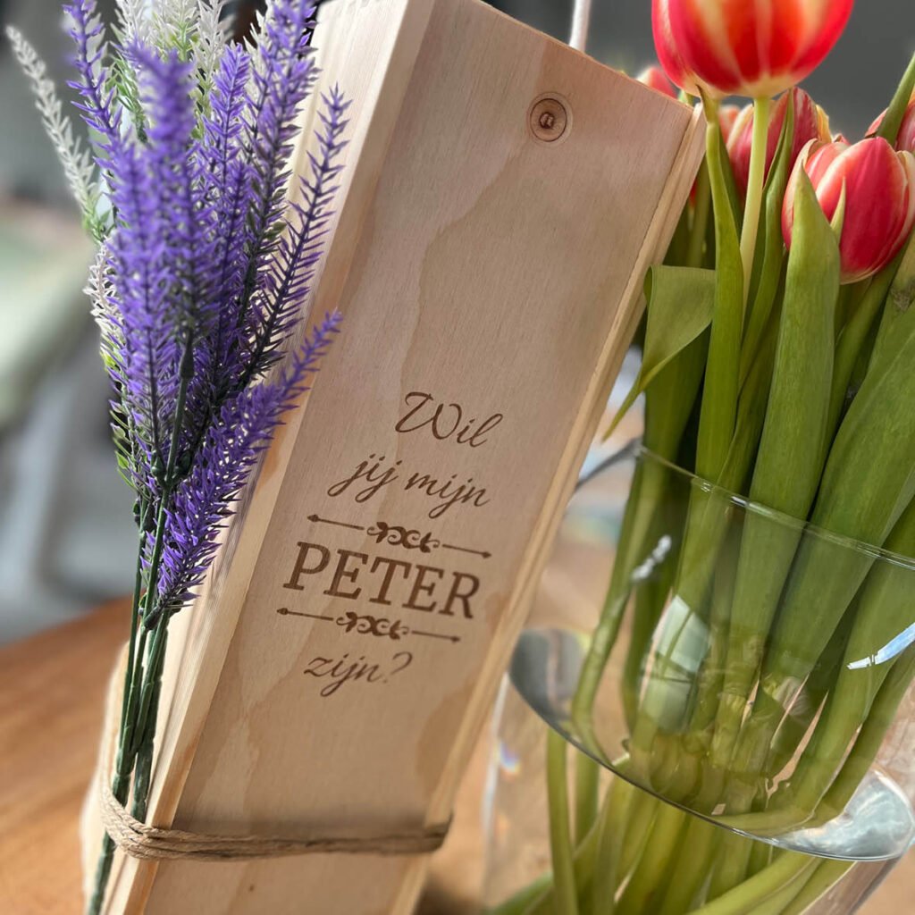 gepersonaliseerd wijnkistje